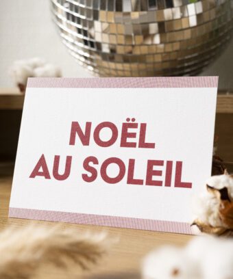 studio topo carte noel typographique