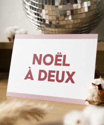 studio topo carte noel typographique