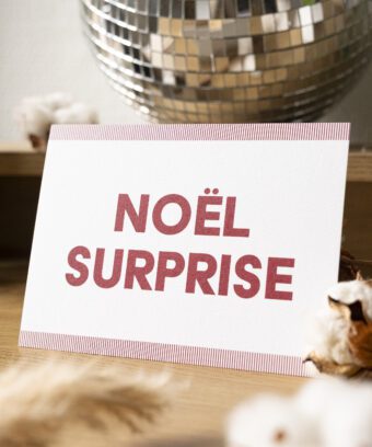 studio topo carte noel typographique