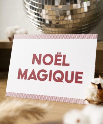 studio topo carte noel typographique