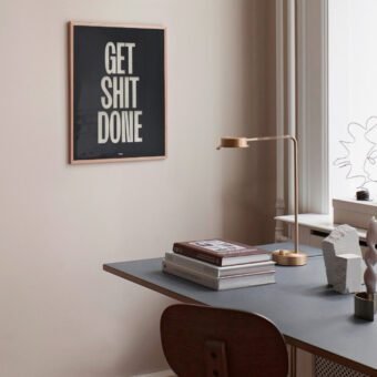 poster Get shit done topo poster Get shit done topo