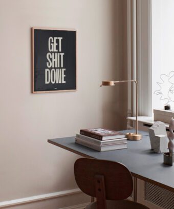 poster Get shit done topo poster Get shit done topo