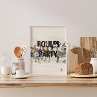 poules party affiche encyclopeÌdie poules party affiche encyclopeÌdie