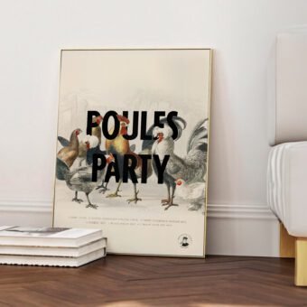 poules party affiche encyclopeÌdie poules party affiche encyclopeÌdie