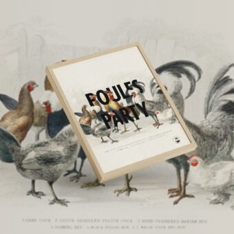 poules party affiche encyclopeÌdie poules party affiche encyclopeÌdie
