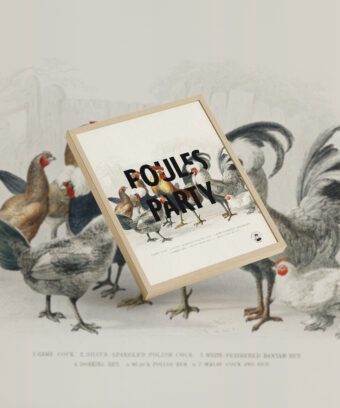 poules party affiche encyclopédie