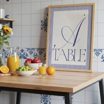 affiche A table topo