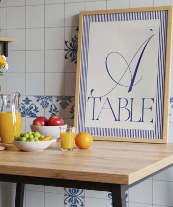 affiche A table topo