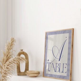 affiche A table topo