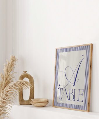 affiche A table topo