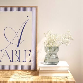 affiche A table topo