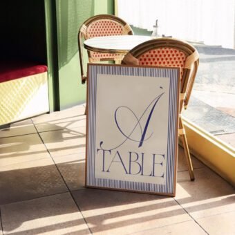 affiche A table topo