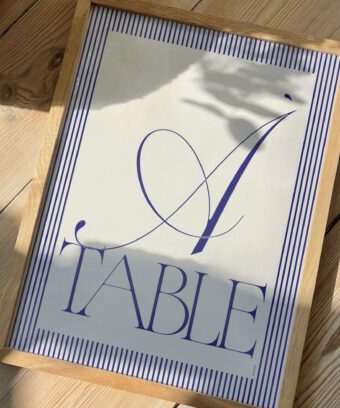 affiche A table topo