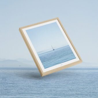 affiche photo corfou mer bateau
