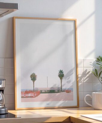 poster beach studio topo poster beach studio topo