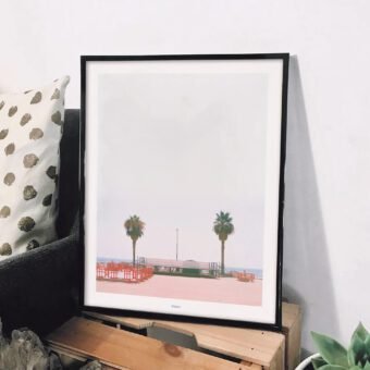 poster beach studio topo
