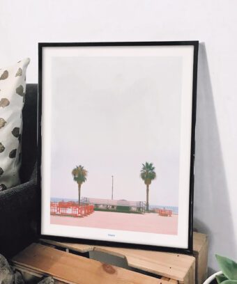 poster beach studio topo poster beach studio topo