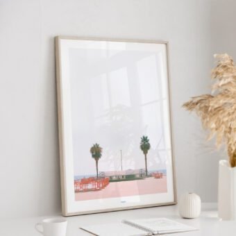 poster beach studio topo