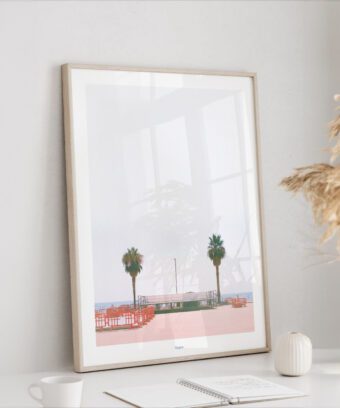 poster beach studio topo poster beach studio topo