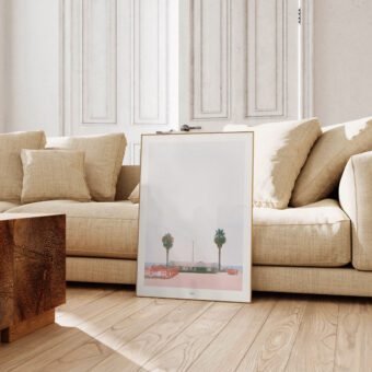 poster beach studio topo