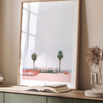 poster beach studio topo