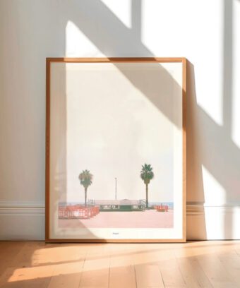 poster beach studio topo