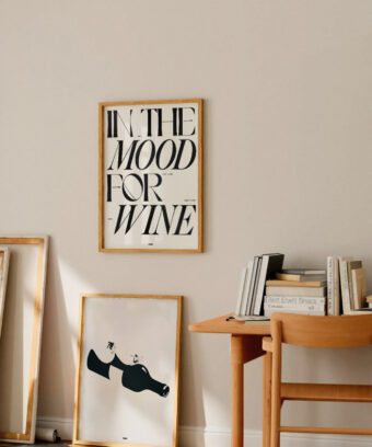 In the mood for wine poster minimal In the mood for wine poster minimal