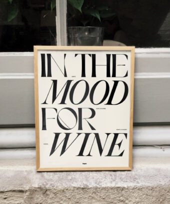 In the mood for wine poster minimal In the mood for wine poster minimal