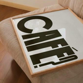 affiche Cafe minimaliste
