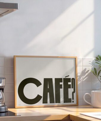 affiche Cafe minimaliste