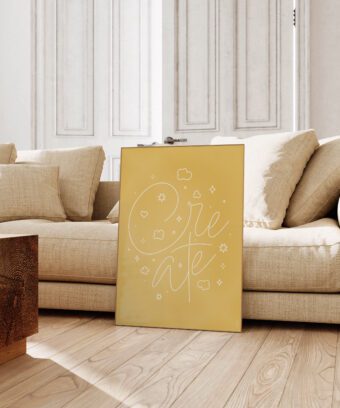 Create poster yellow Create poster yellow