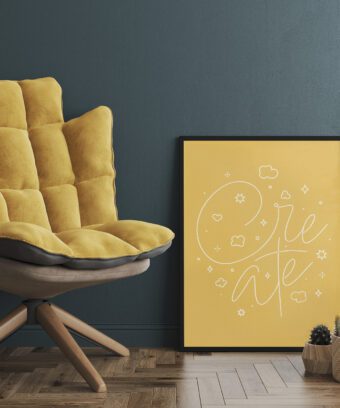 Create poster yellow Create poster yellow