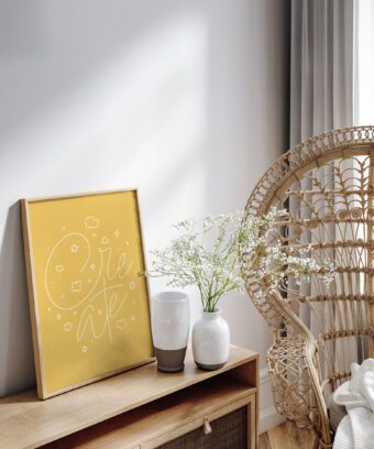 Create poster yellow Create poster yellow