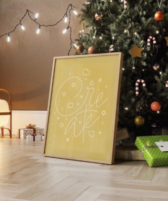 Create poster yellow Create poster yellow