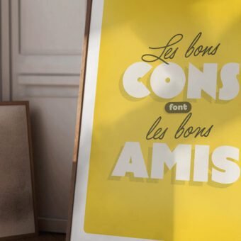 Les bons cons font les bon amis affiche