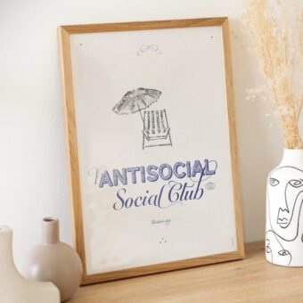 antisocial social club poster
