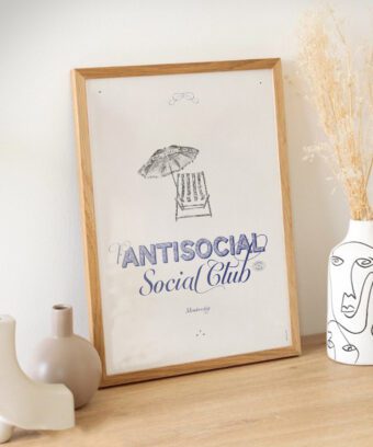 antisocial social club poster