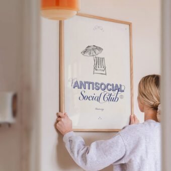 antisocial social club poster