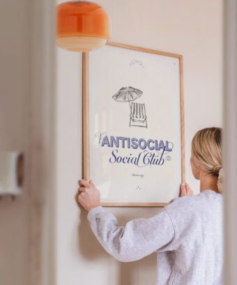 antisocial social club poster