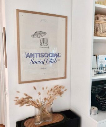 antisocial social club poster