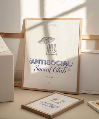 antisocial social club poster