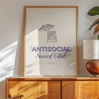 antisocial social club poster