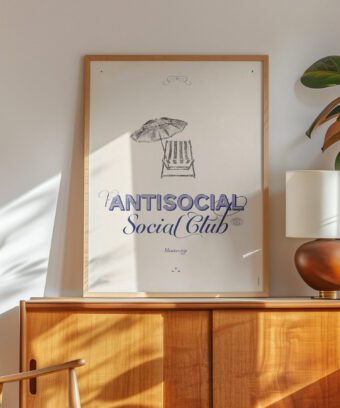 antisocial social club poster