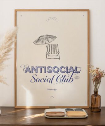 antisocial social club poster