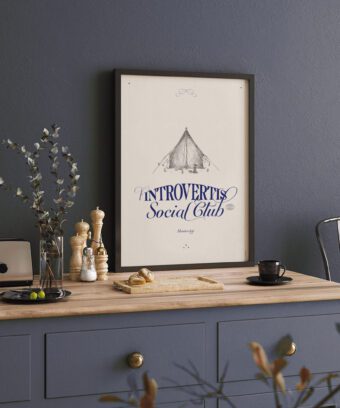 introverti social club poster introverti social club poster