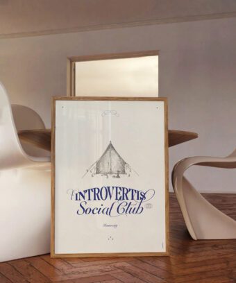 introverti social club poster introverti social club poster
