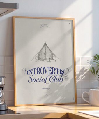 introverti social club poster introverti social club poster