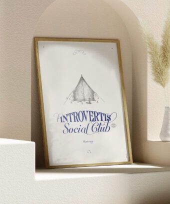 introverti social club poster introverti social club poster