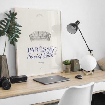 paresse social club poster