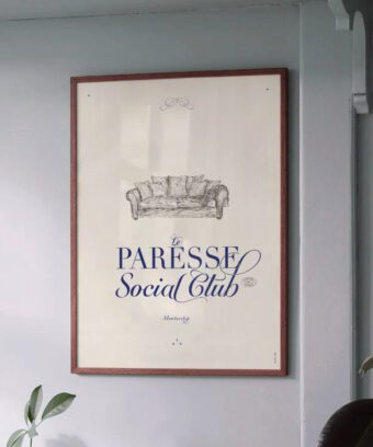 paresse social club poster